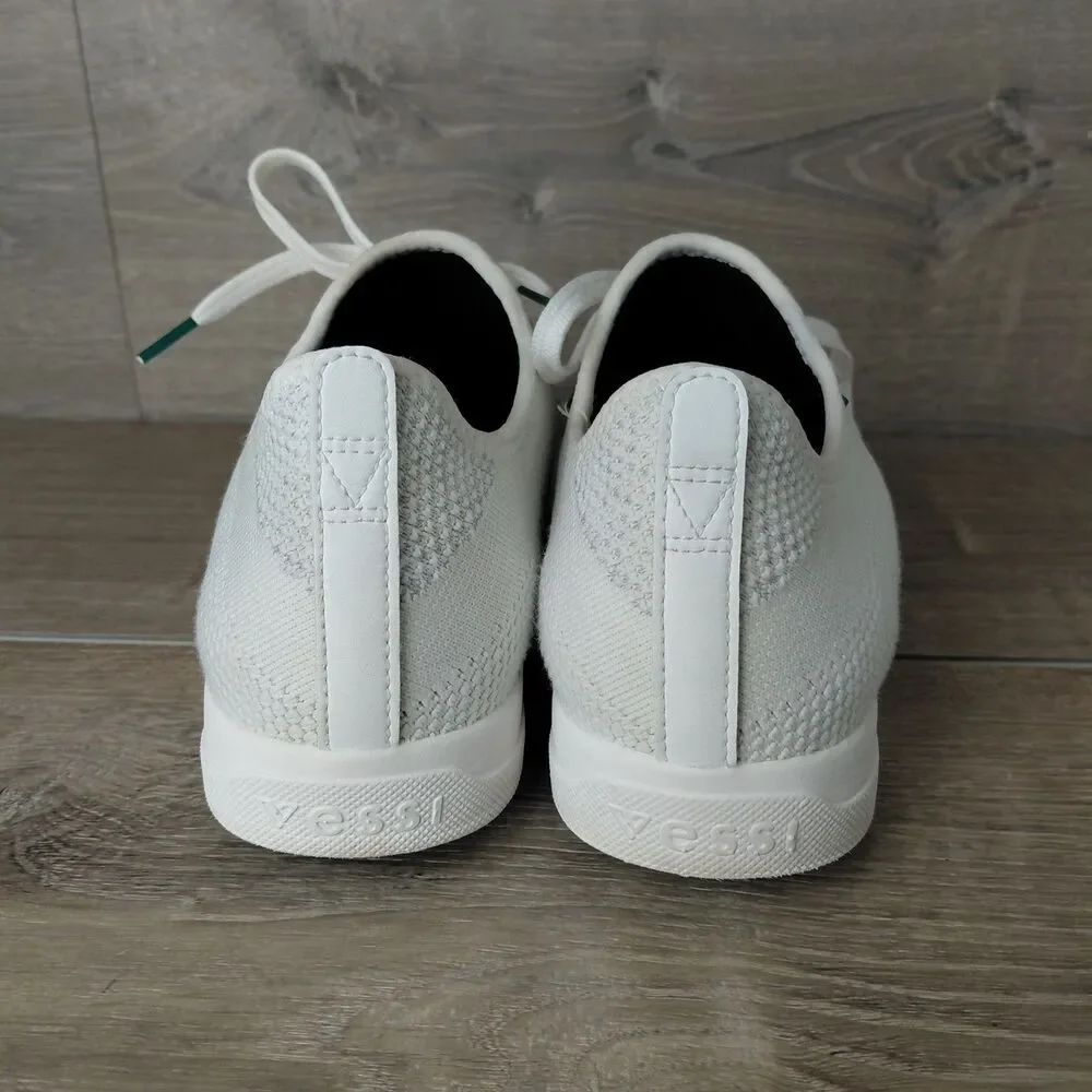 Vessi Weekend Sneakers Mens Size 10 White Waterproof Marble White Dyma Tex Shoes